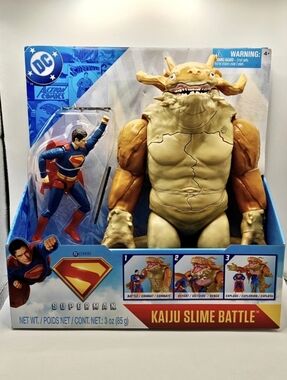 DC Comics Superman Vs. Kaiju Slime Battle Action Figure New Spin Master Gift